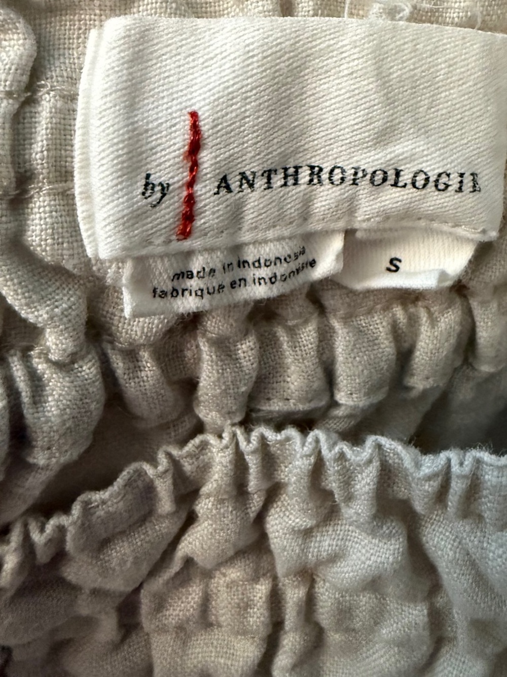 Anthropologie The Somerset Linen Pull-On Pants Size Small - Picture 9 of 10